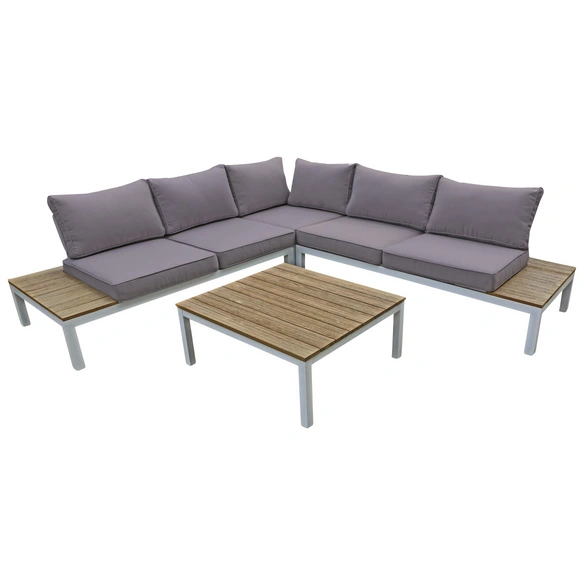 Loungeset, 4 Sitzplätze, Aluminium/polystyrol_eps
