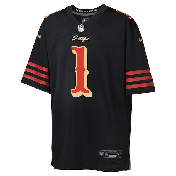 Ricky Pearsall San Francisco 49ers Nike Youth 2025 Rivalries Collection Game Jersey - Black