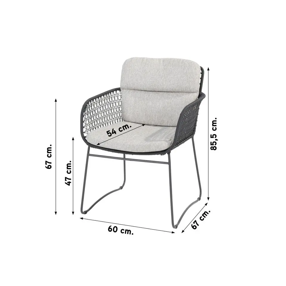 4 Seasons Aprilla tuinstoel (1 stuk)
