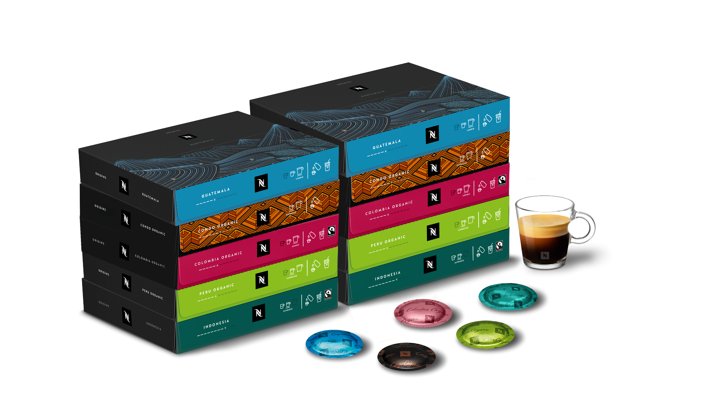 Single Origin Organic Coffee Bundle - Nespresso Professional