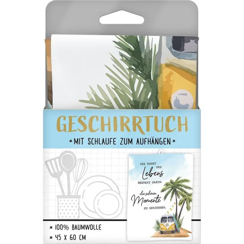 Küchentuch Die Kunst des Lebens