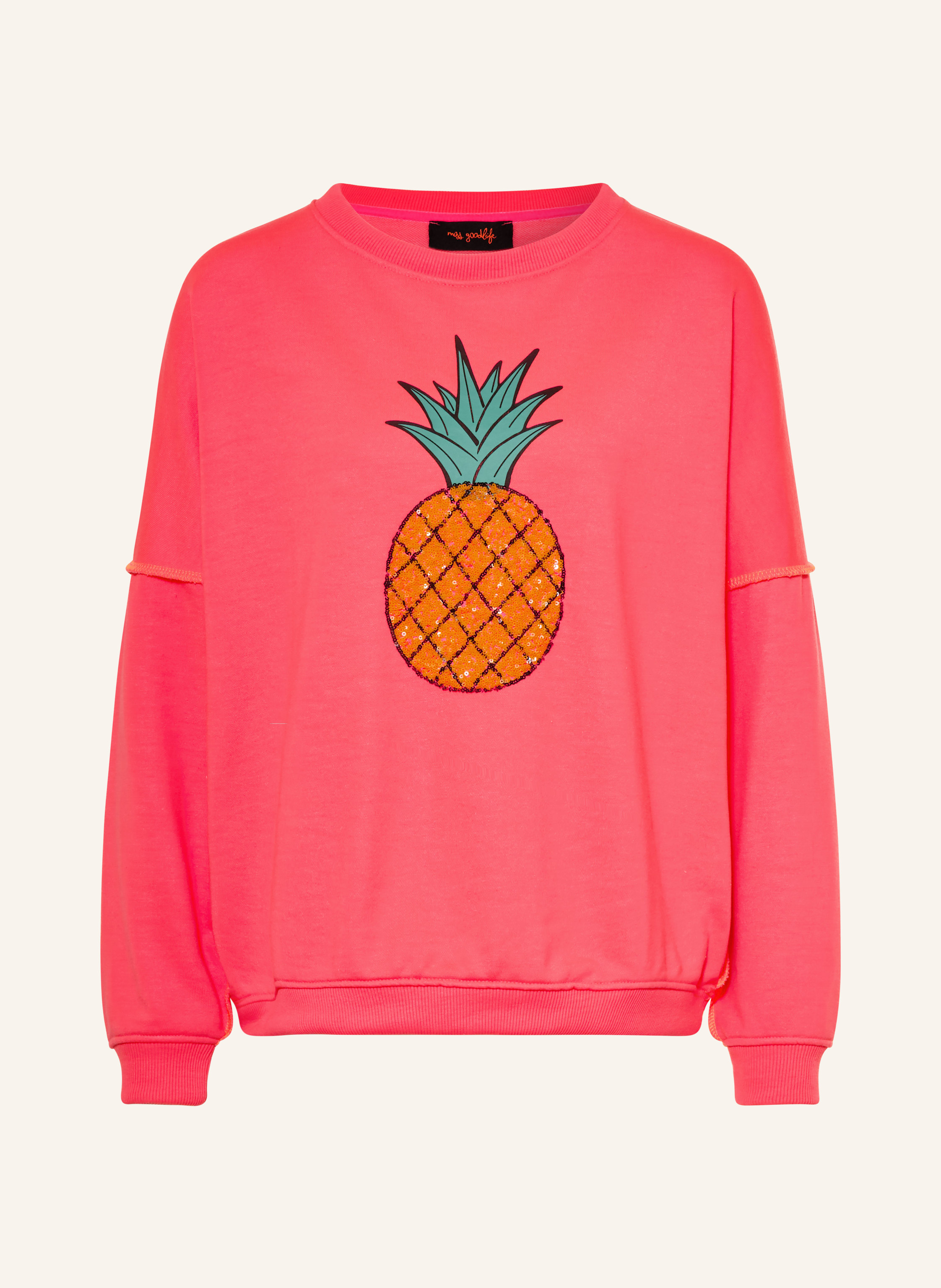 miss goodlife Oversized-Sweatshirt mit Pailletten