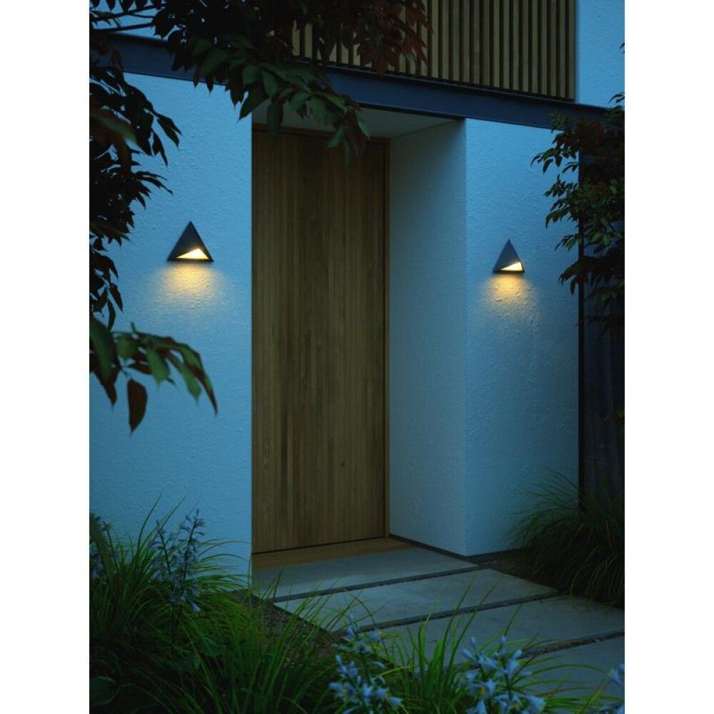 VEGGLAMPE NORDLUX KONIT SVART