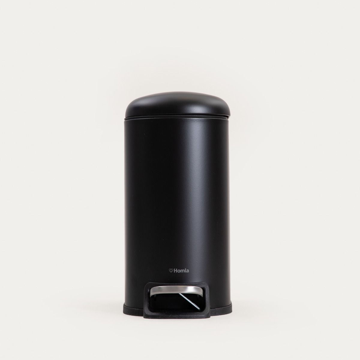 Kosz łazienkowy LINEA MAT czarny 14,6x27,2x28,8 cm