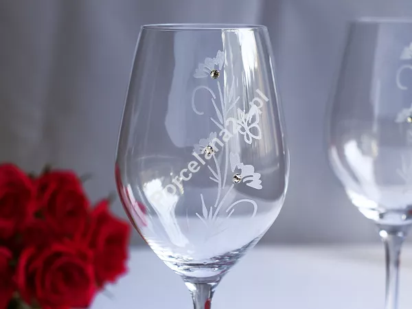 Kpl. kieliszków do wina białego 360 ml (2 szt.) Mati - Flower 21.FLOW-0360