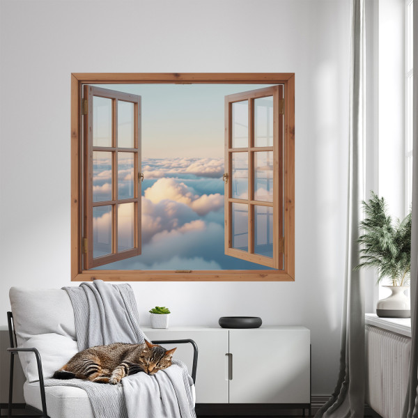 Naklejka dziura 3D lotnicze odkrycie efekt dziury 60x56