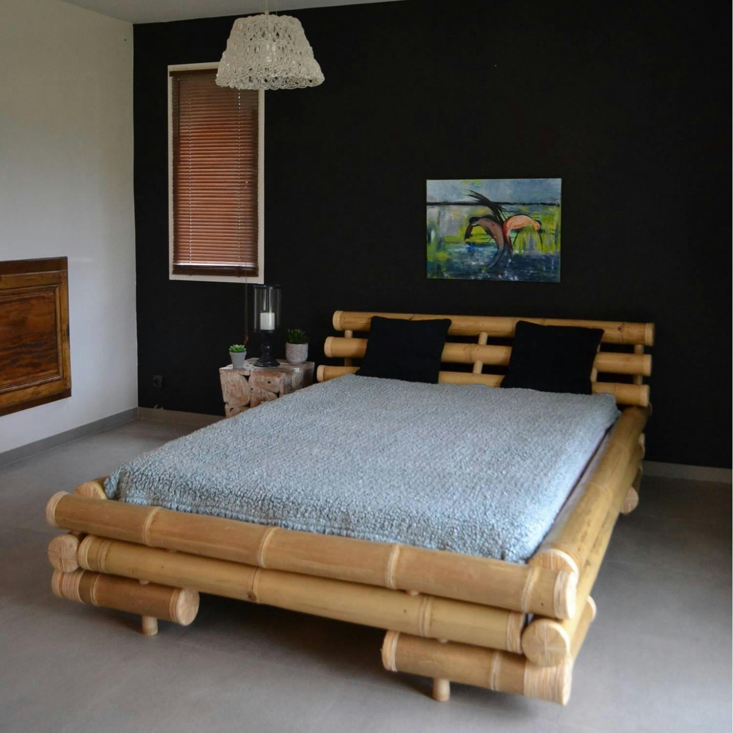 OPAL - Lit en bambou 140*190