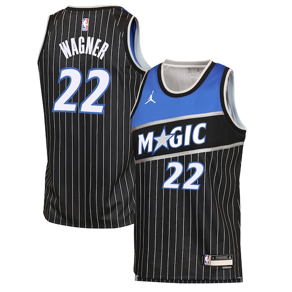 Franz Wagner Orlando Magic Jordan Brand Youth  Swingman Jersey - Statement Edition - Black