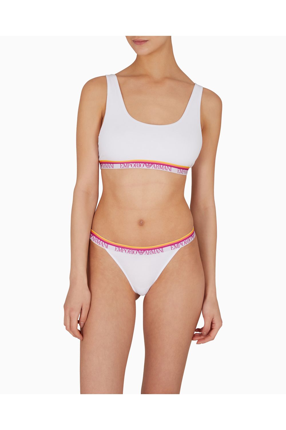 Emporio Armani Ea Bralette Bra White