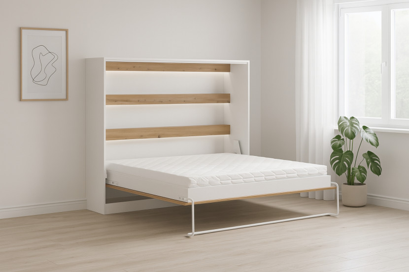 Półkotapczan Perfekt 140x200 poziomy Dąb Czarny