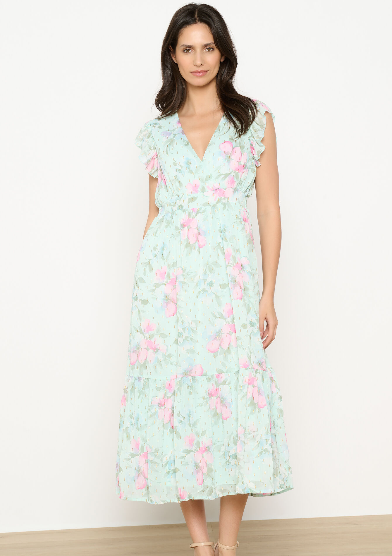 Maxi-jurk met bloemen