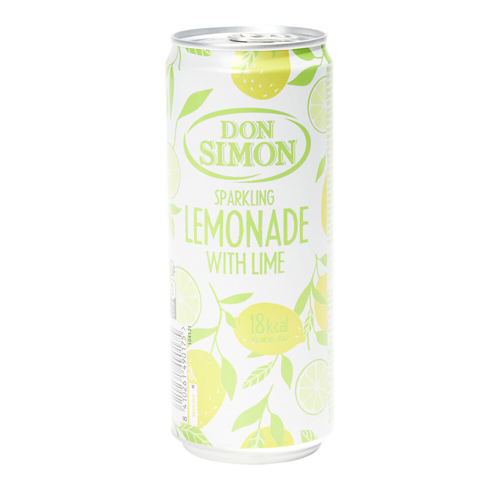 Citronnade pétillante au citron vert Don Simon canette 33cl