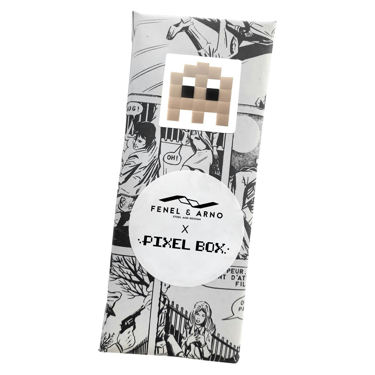 OUTDOOR FANTOME - Mosaïque adhésive en verre gris