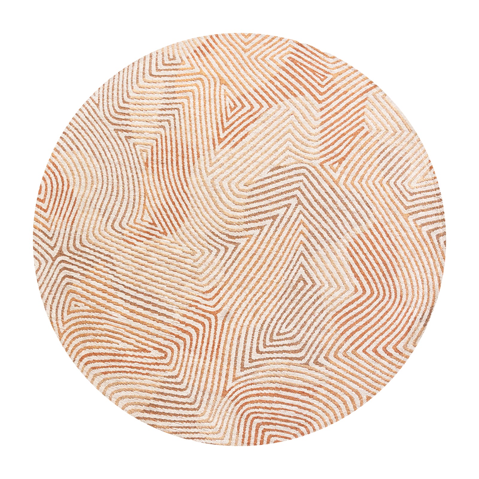 Ecorugs vloerkleed Indian Sand - rood - 140x140cm