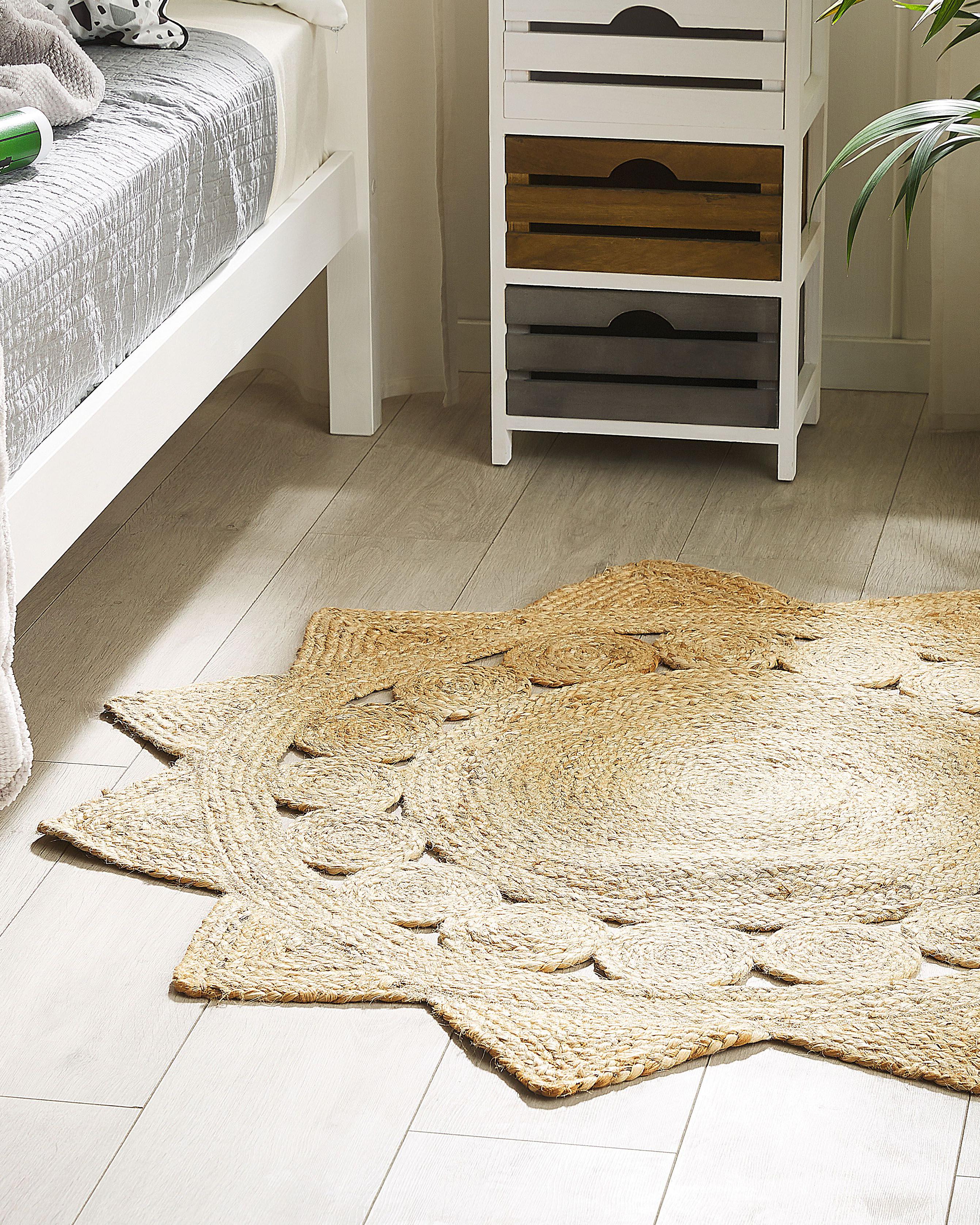 Rug ARABAN Beige ? 120 cm Jute