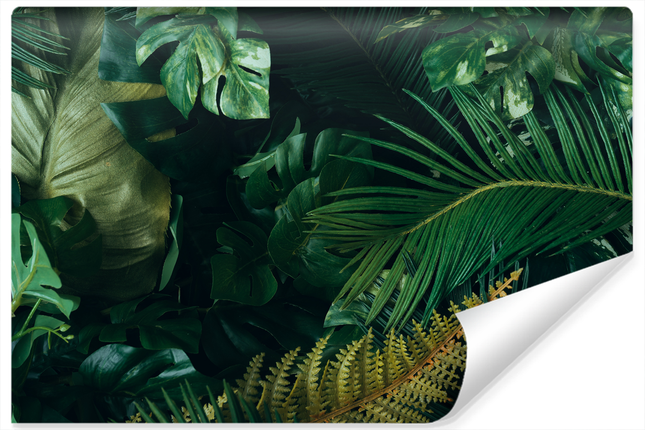 Fototapeta Liście TROPIKALNE Urban Jungle 90x60cm