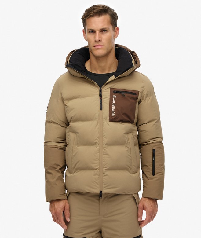 Ski Sports Padded Block Jacket