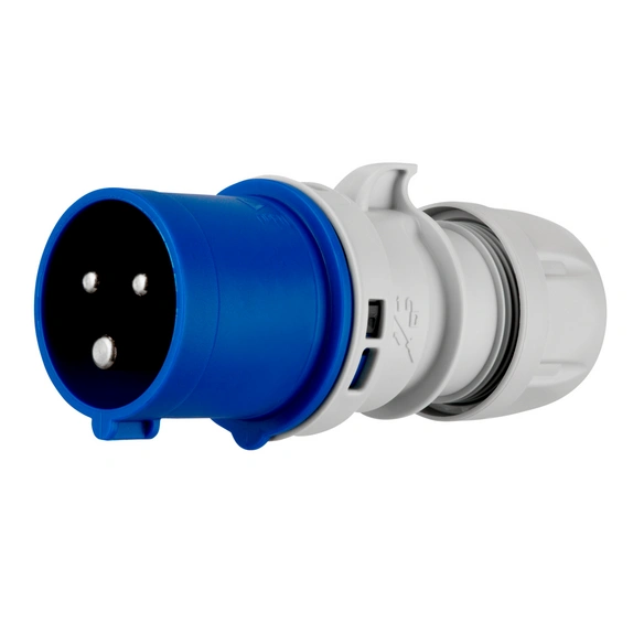 CEE-Stecker, 250 V, Blau