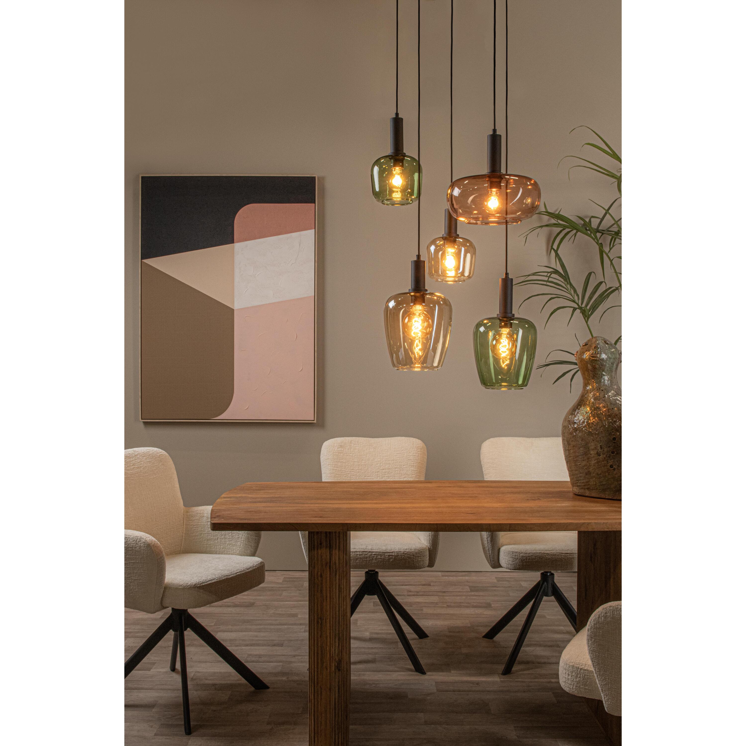 Ilona cluster 5 hanglamp rond multicolour
