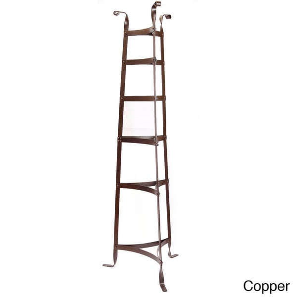 60.5" Steel Cookware Stand w/ 6 Shelves and Your Choice of Finish