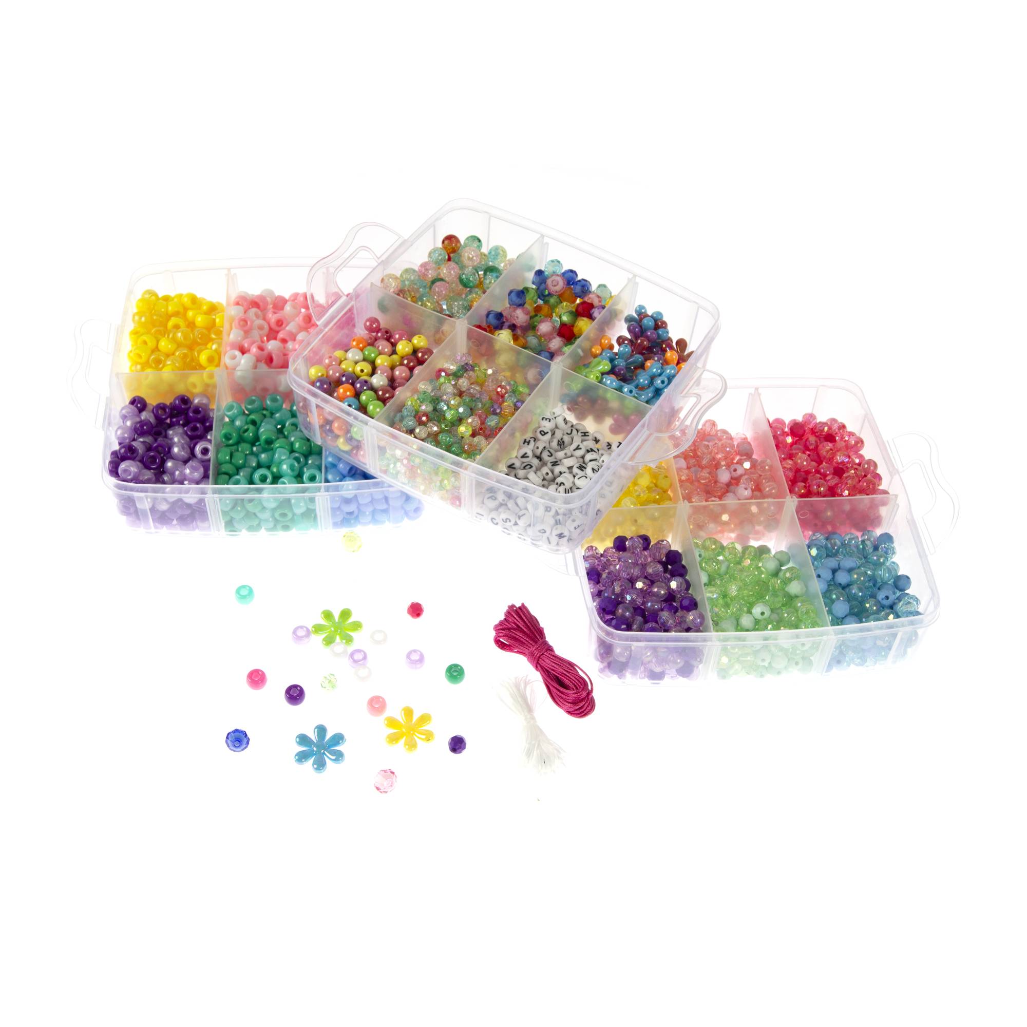 Mixed Pony Beads Set 780g