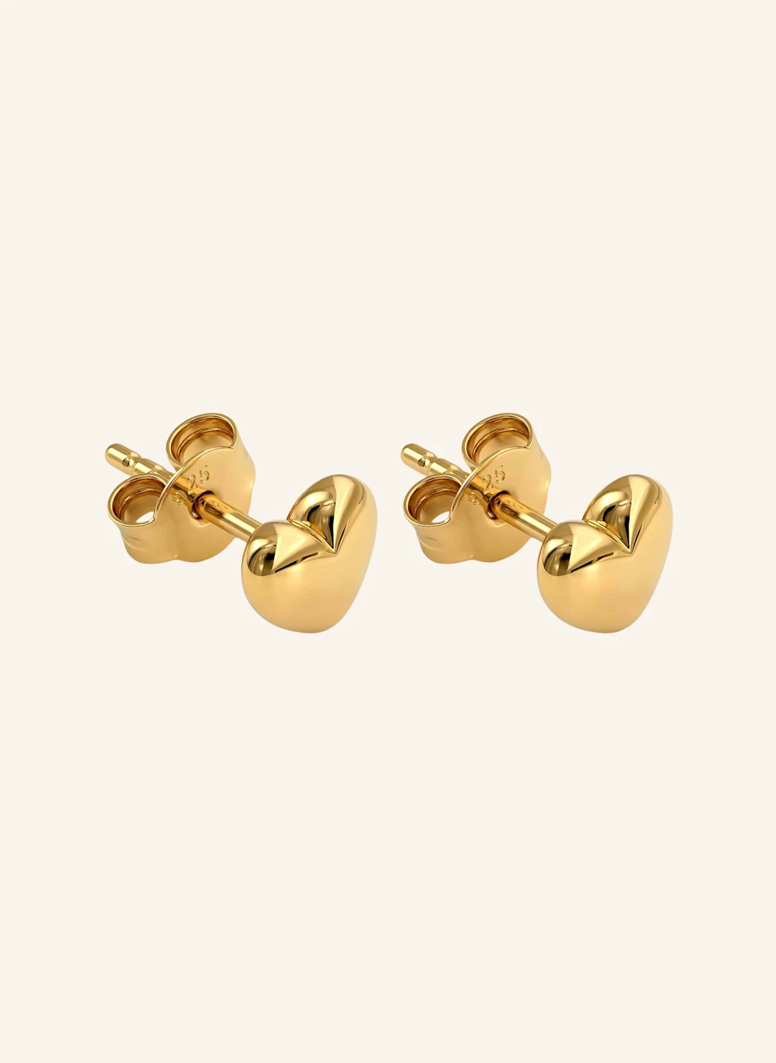 OHH LUILU Ohrstecker PUFFY HEART STUDS by GLAMBOU