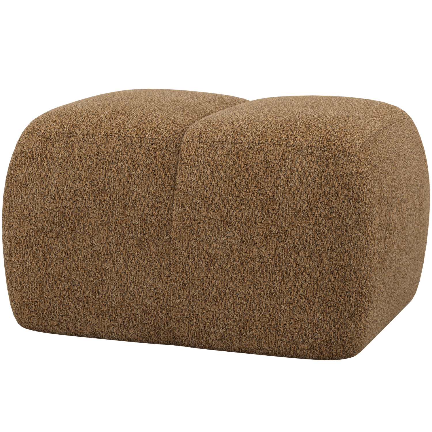 WOOOD poef Mojo - Wollig - Honinggeel - 45x84x64
