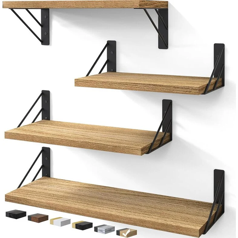 Wall Shelves for Bedroom Decor, Floating Shelves - 5.5D x 16.5W x 2.4H