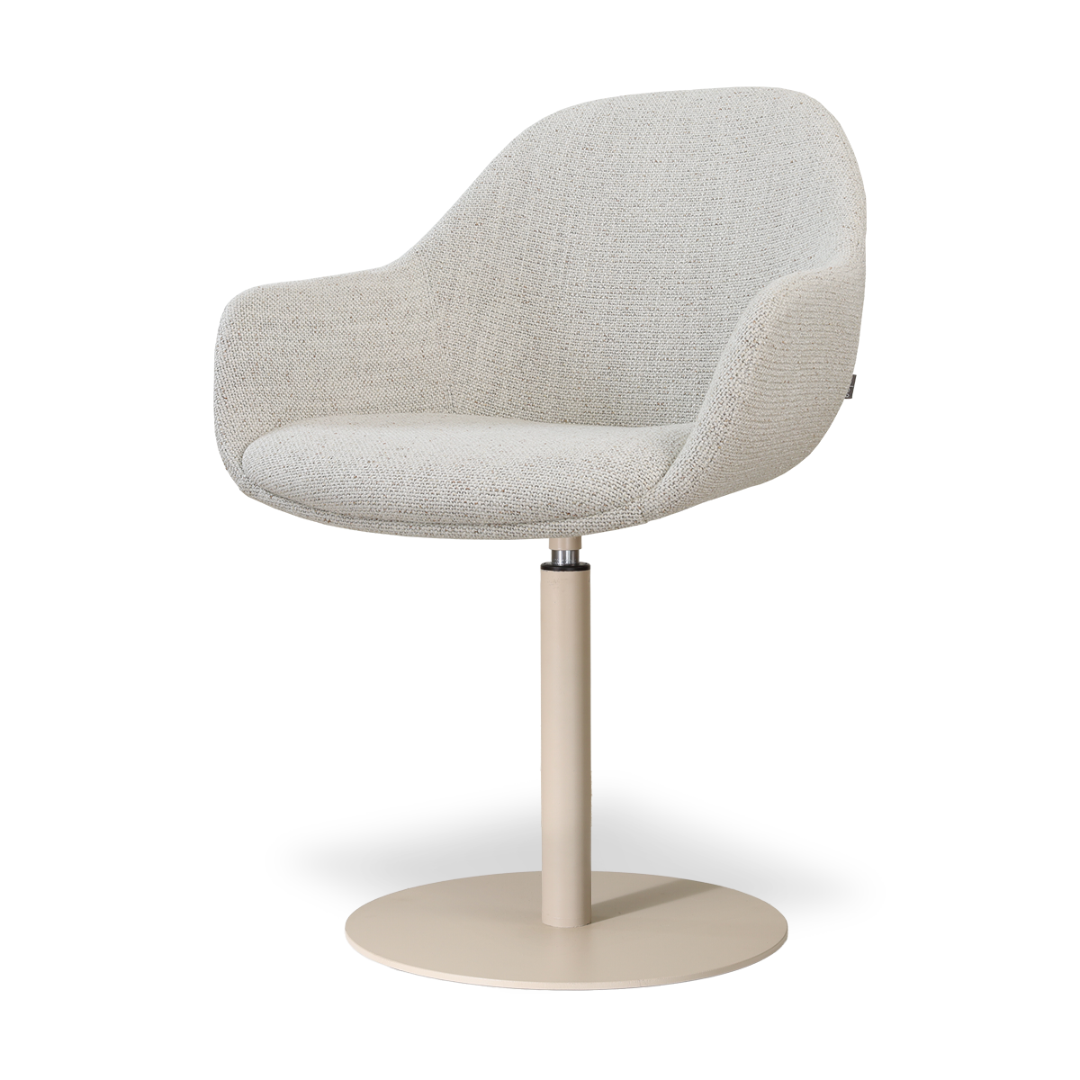Nolon Niva-Mae tulp eetkamerstoel beige gemêleerd - beige onderstel