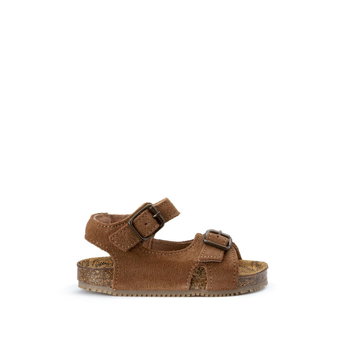 Sandales en cuir à boucle