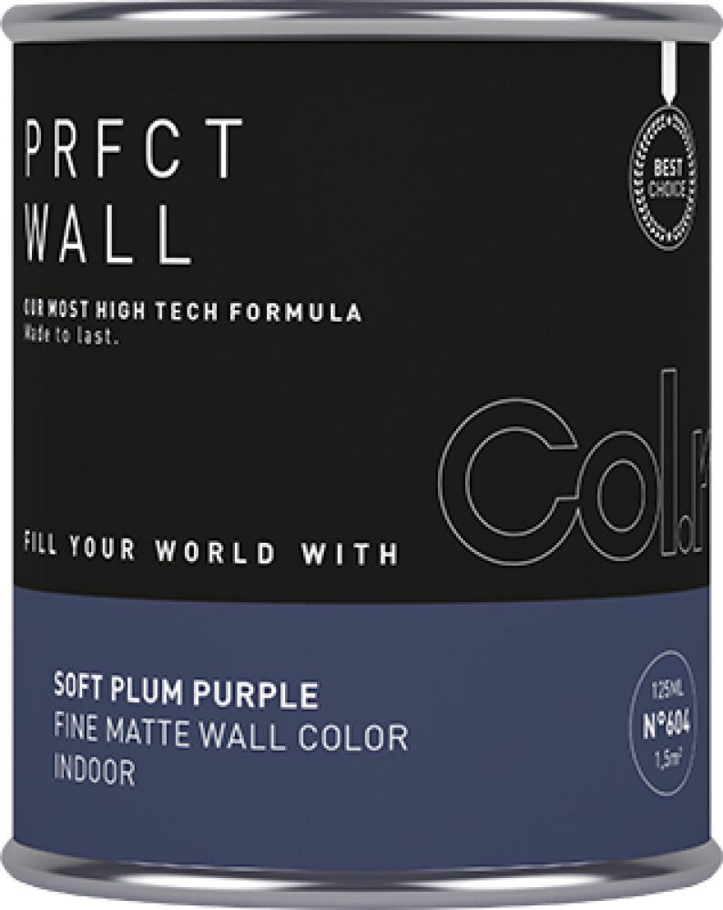 VEGGMALING COL.R PRFCT N.604 0,125L SOFT PLUM PURPLE