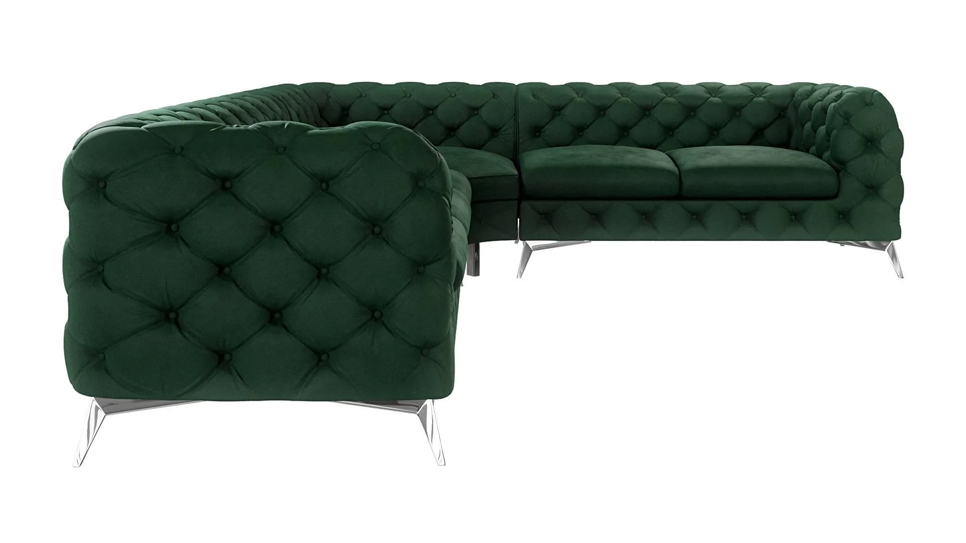 5-zitshoekbank Nora rechts velvet
