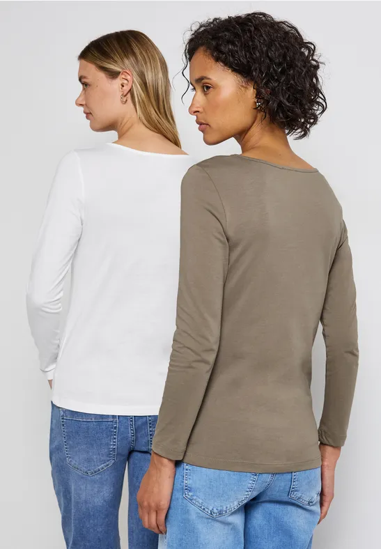 2er-Pack Langarmshirts