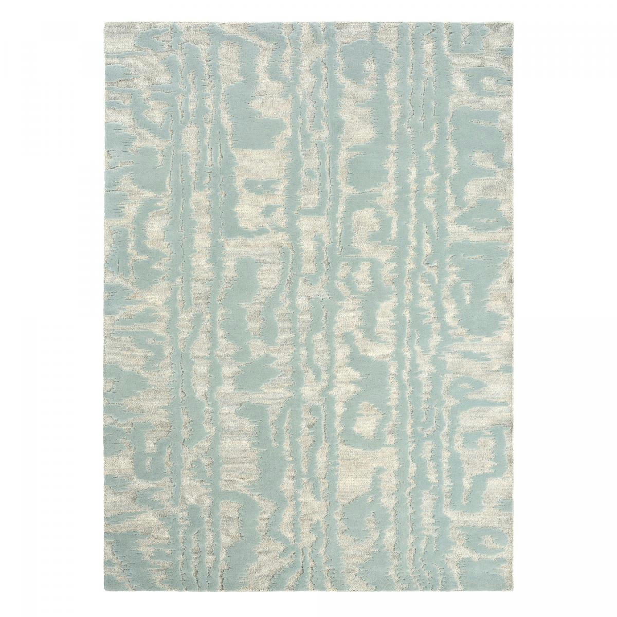 WATERWAVE - Tapis salon bleu 250x350