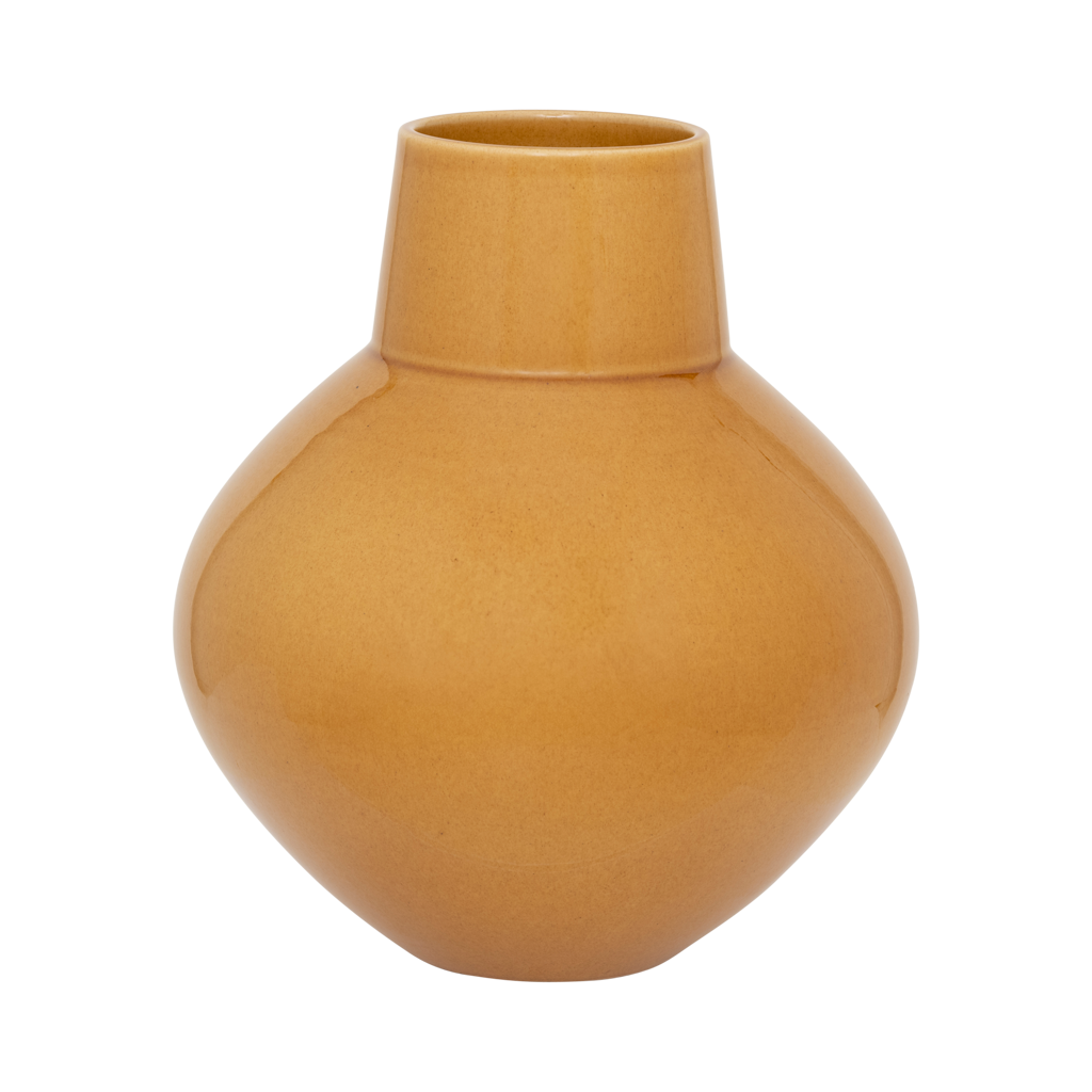 Urban Nature Culture vaas Cody, golden brown - Ø 24 * 27.5 cm