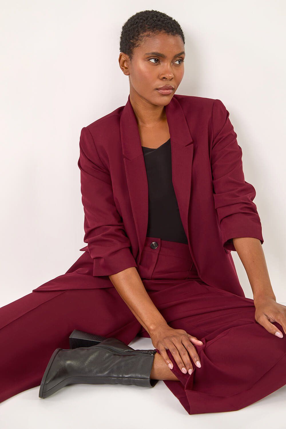 Roman Tailored Relaxed Stretch Trousers