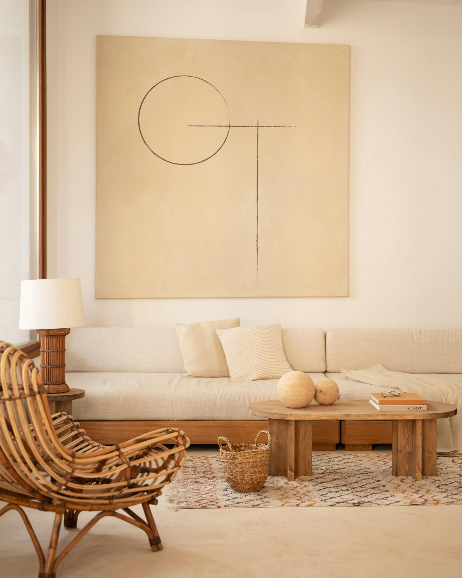 TOKYO II - Table basse en bois de sapin vieilli 120x40cm