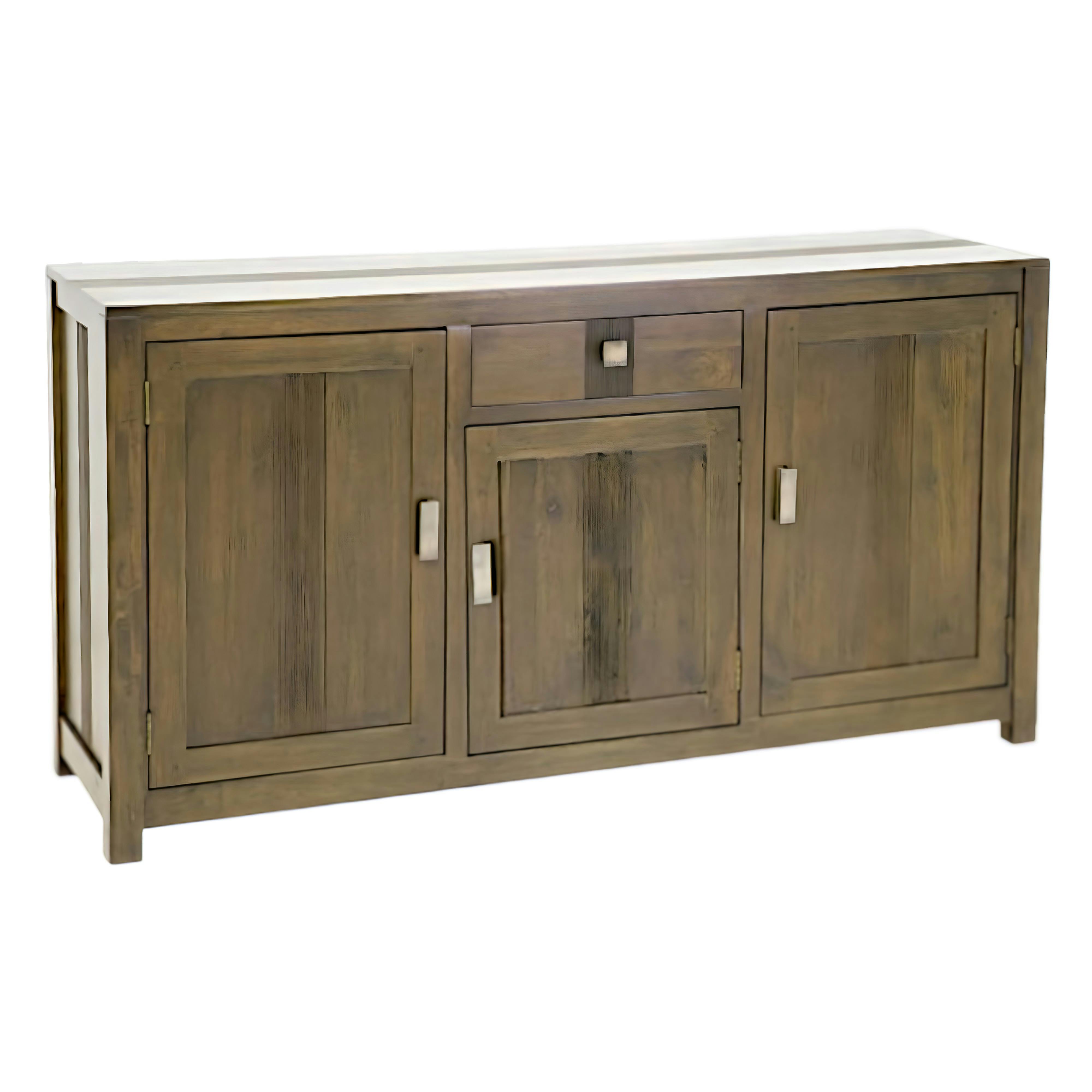 Buffet bois exotique hévéa 160cm GALA
