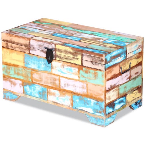 NNEVL Storage Chest Solid Reclaimed Wood