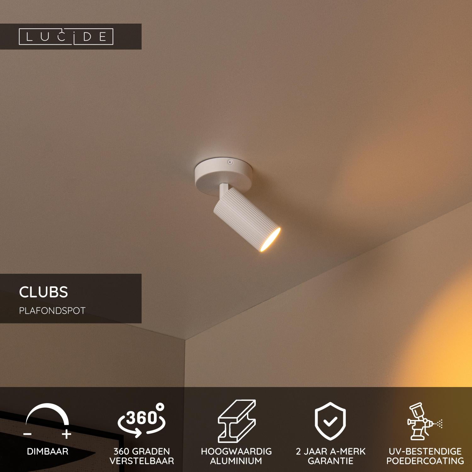 Clubs 1 spot wit