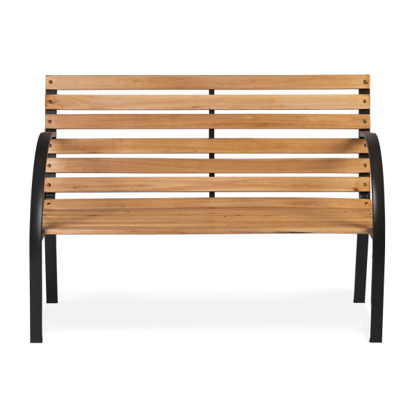 Ławka ogrodowa parkowa drewniana 117,5x83x57 cm Sofotel