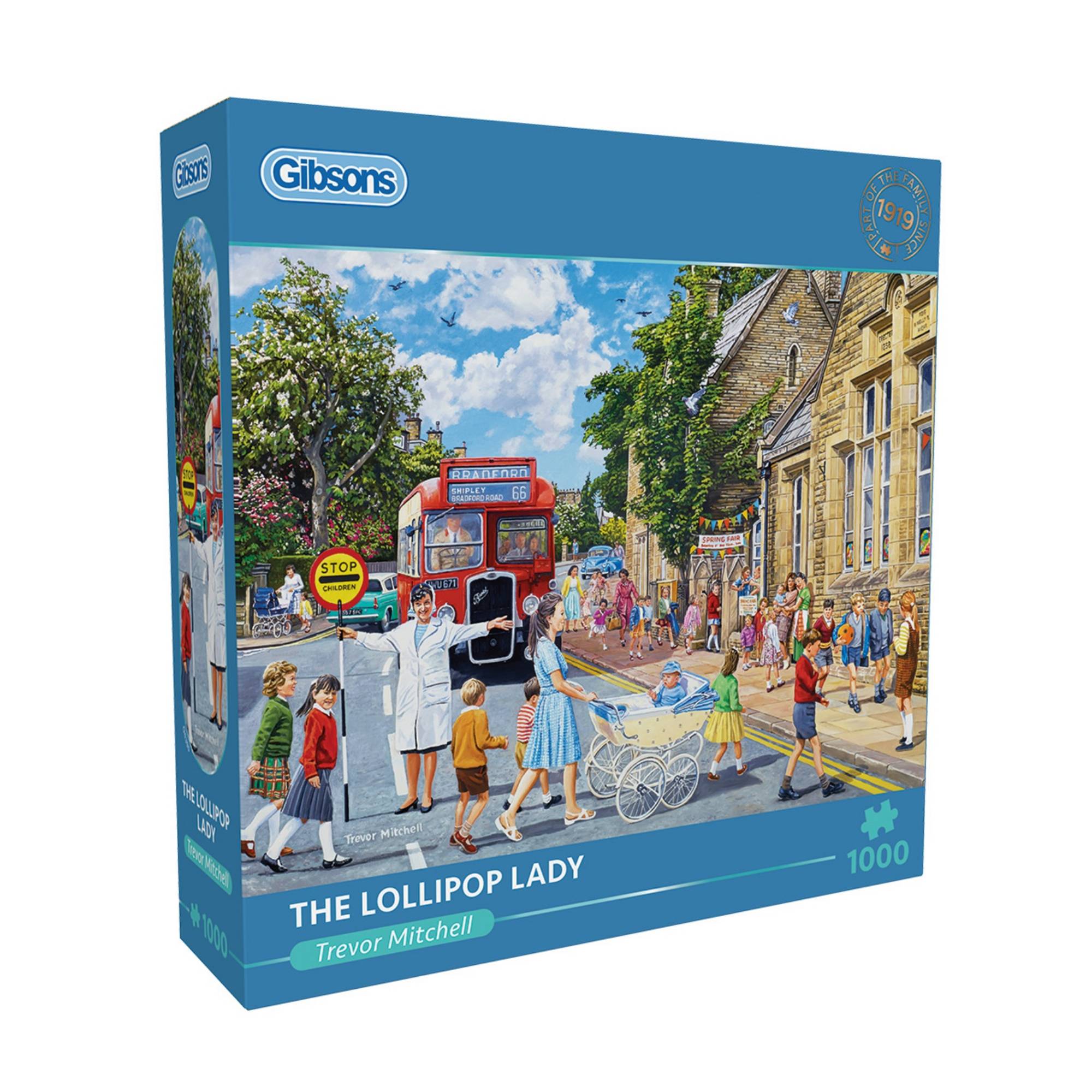 Gibsons The Lollipop Lady Jigsaw Puzzle 1000 Pieces