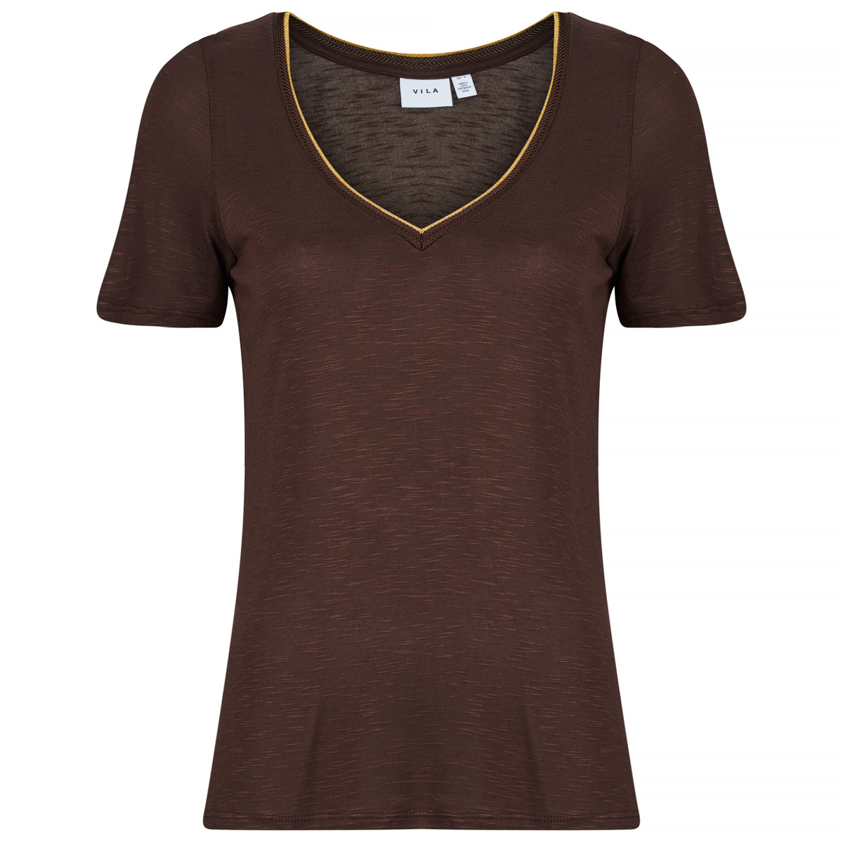 Vila - VINOEL S/S - Brown