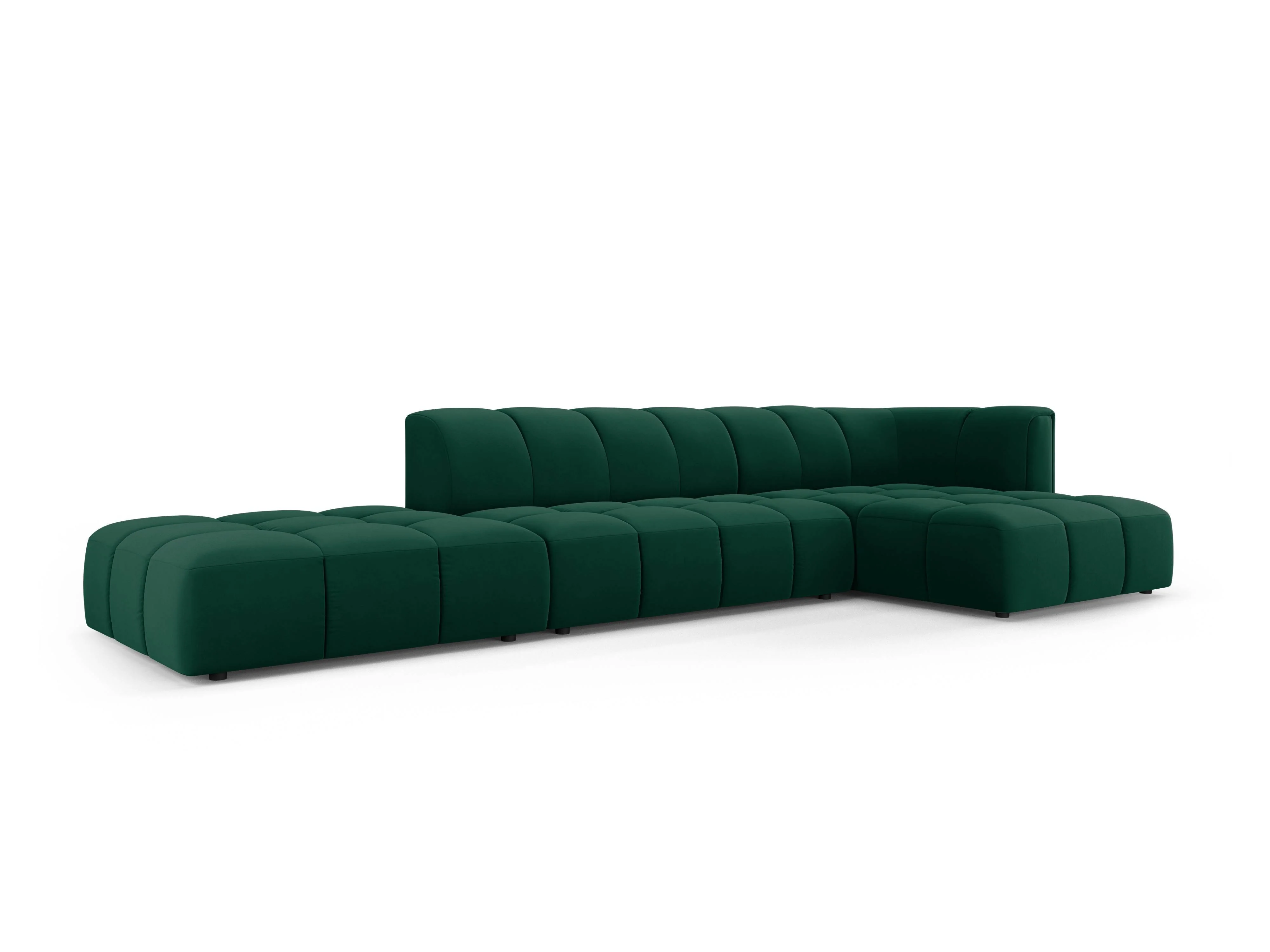 Hoekbank Francesca velvet rechts 5-zits