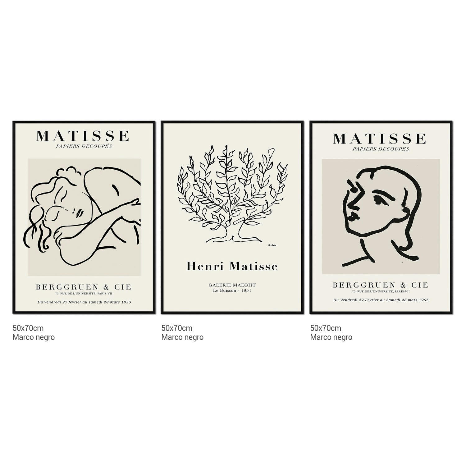 DÉCORATION MURALE - Décoration murale avec cadre en noir - Matisse