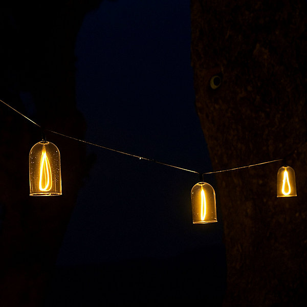 Guirlande filament GLOW LIGHT 8 cloches 15M