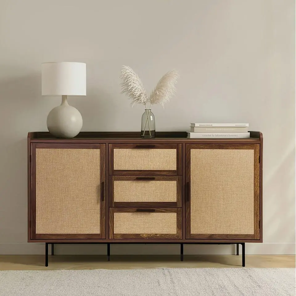 Calicosy - Dressoir JETSON - Bruin - 140x39,5x79 cm