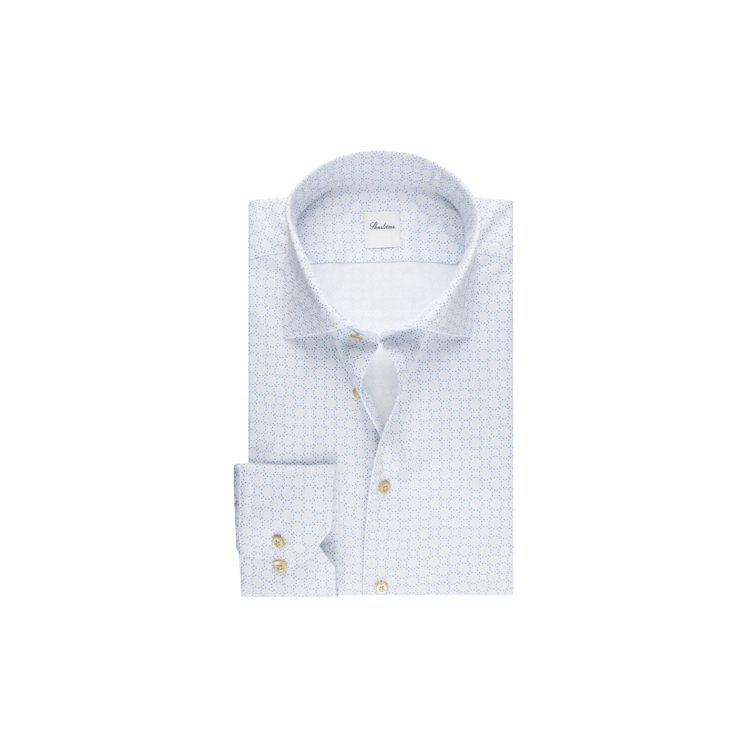Slimline C75 RM cuff, light blue pattern
