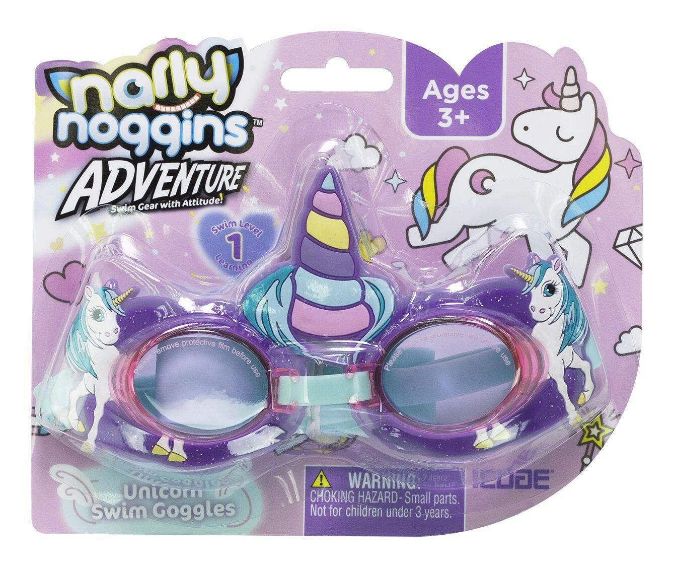 Narly Noggins Unicorn Kids' Swim Goggles