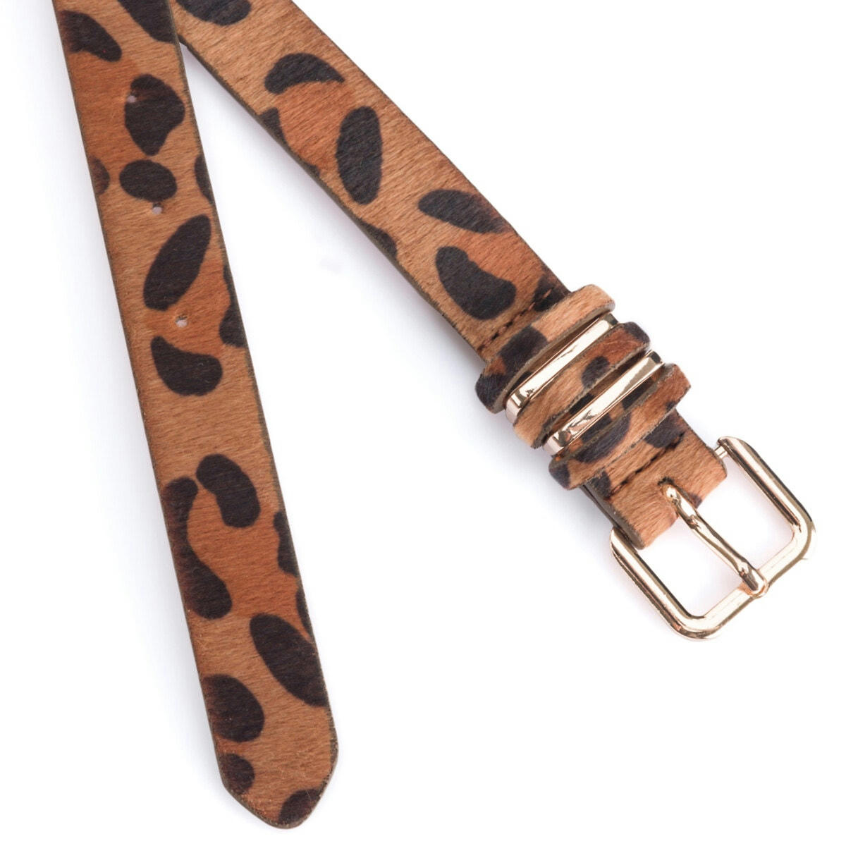 Ceinture effet léopard